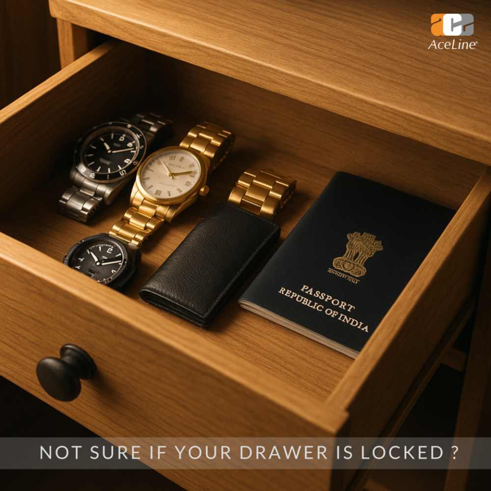 AceLine 35mm smart digital fingerprint furniture lock