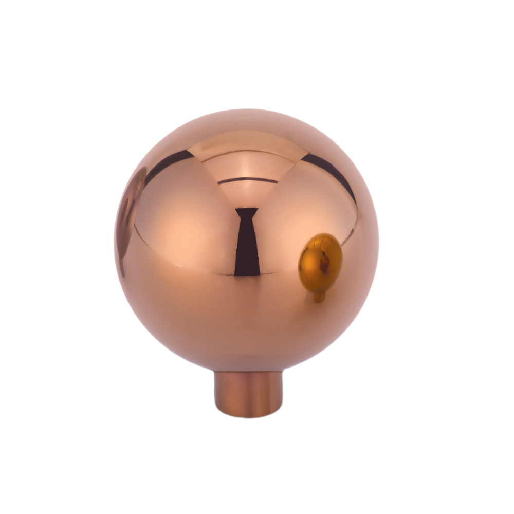 AceLine Alpha single stainless steel drawer knob with a polished finish.