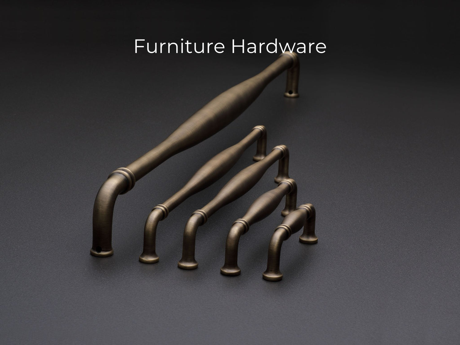 AceLine brass cabinet handle