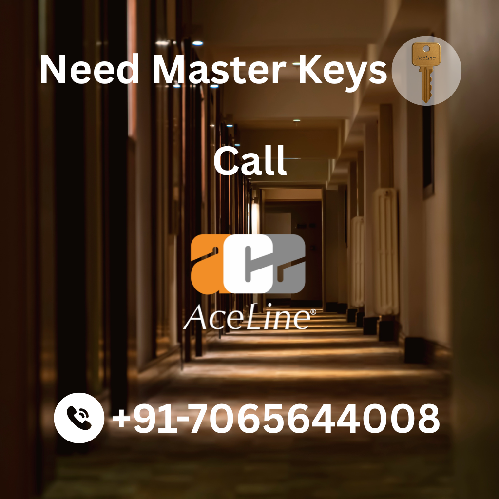AceLine with text overlay for master keys service