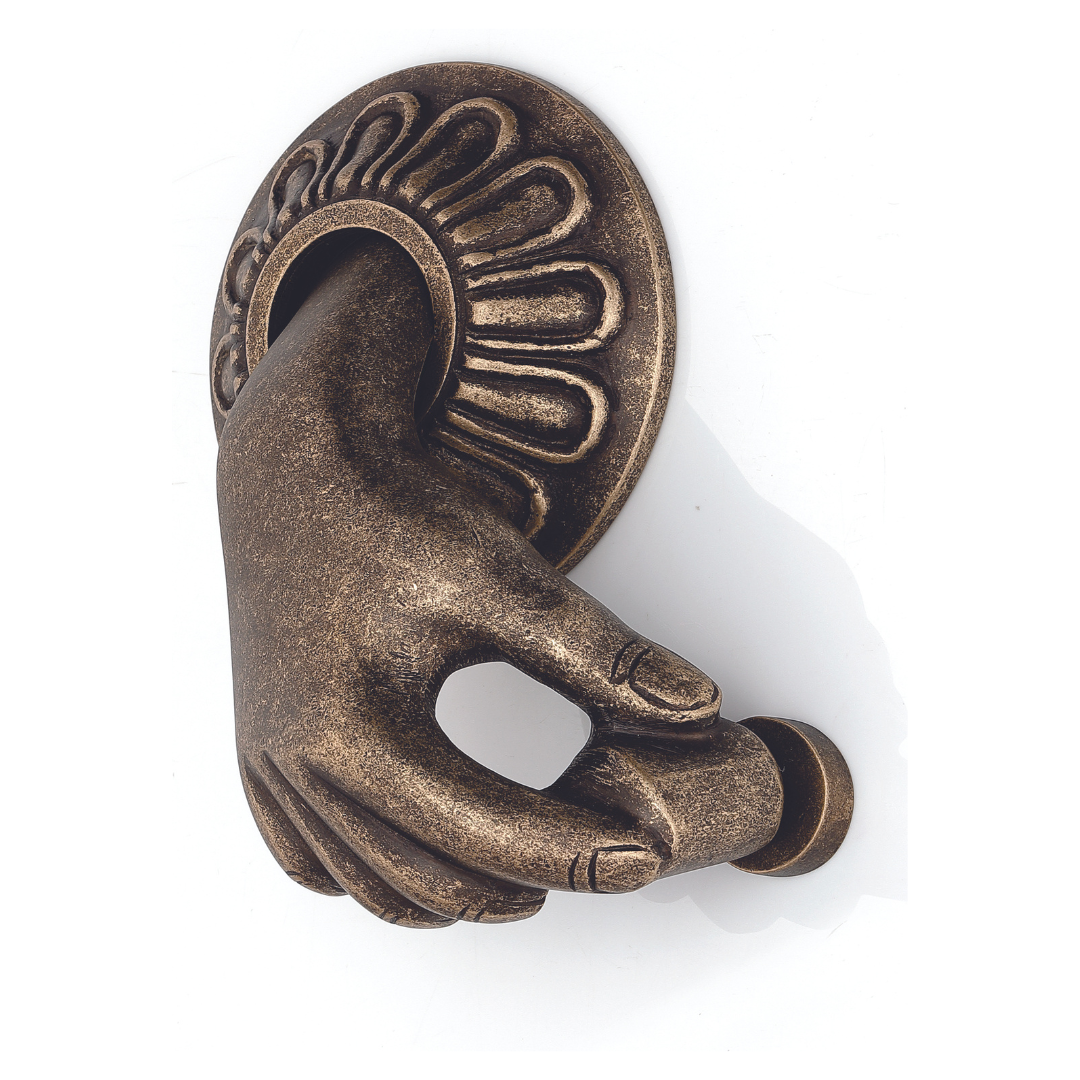 AceLine Bronze hand-shaped hook on a white background