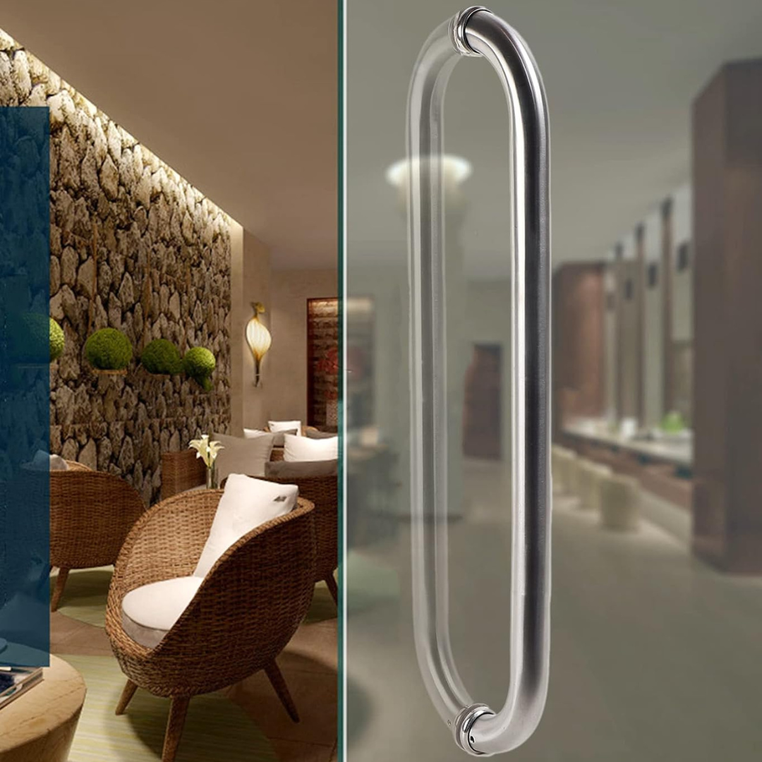 AceLine stainless steel glass pyull handle