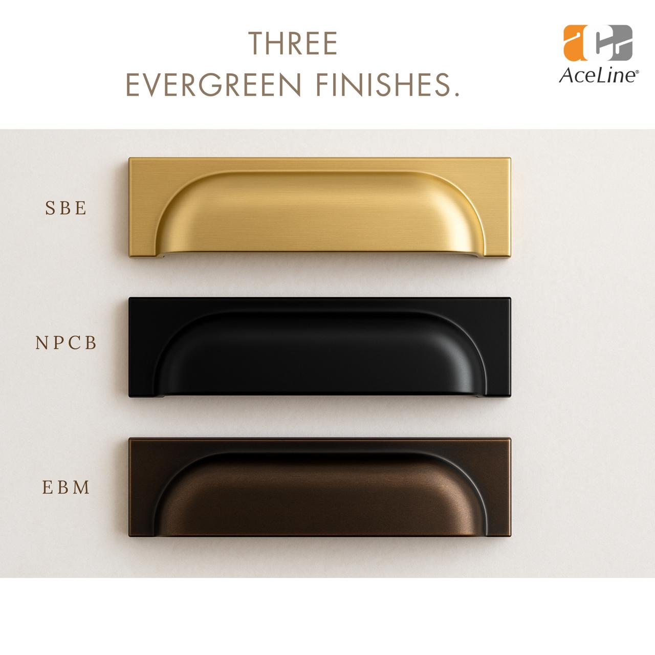 Alex Solid Brass Drawer Pull Handle