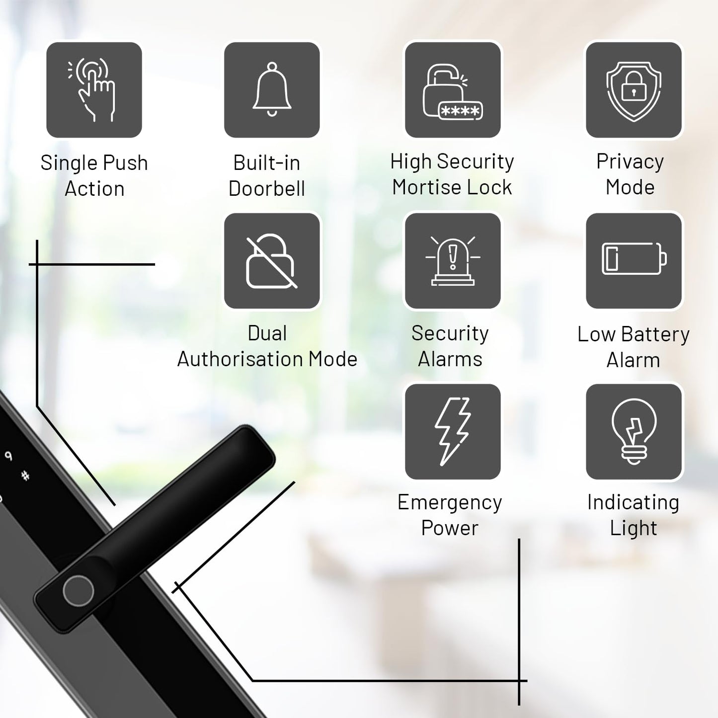 A2 Sweden Alpha 10 Smart Digital Door Lock