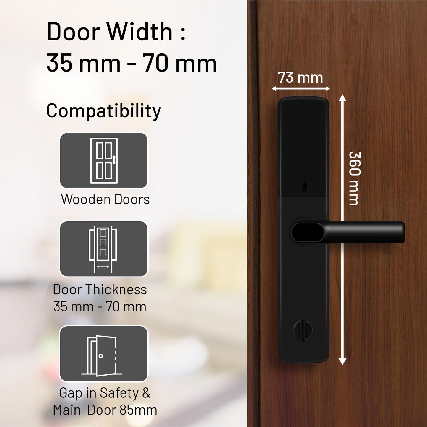 A2 Sweden Alpha 10 Smart Digital Door Lock