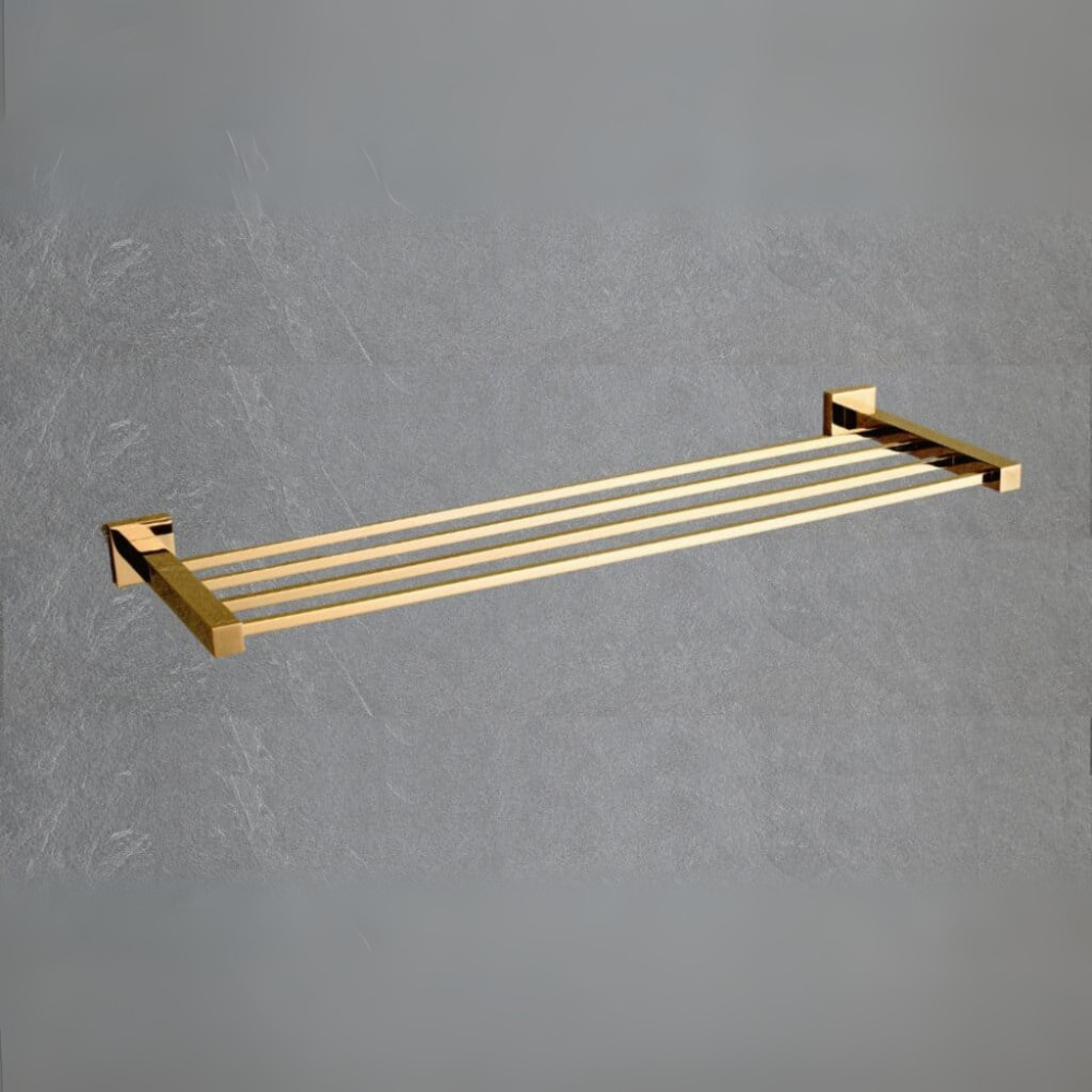 Aqua Solid Brass 24 inch Towel Rack