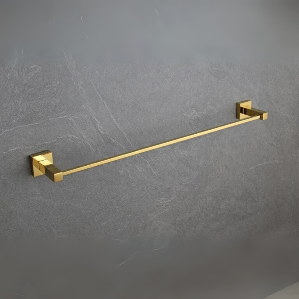 Aqua Solid Brass 24 inch Towel Rod