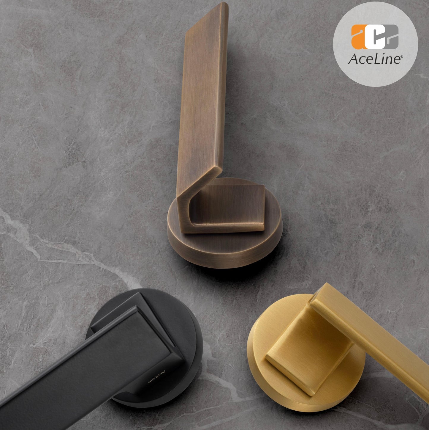 Tokyo Solid Brass Lever Handle