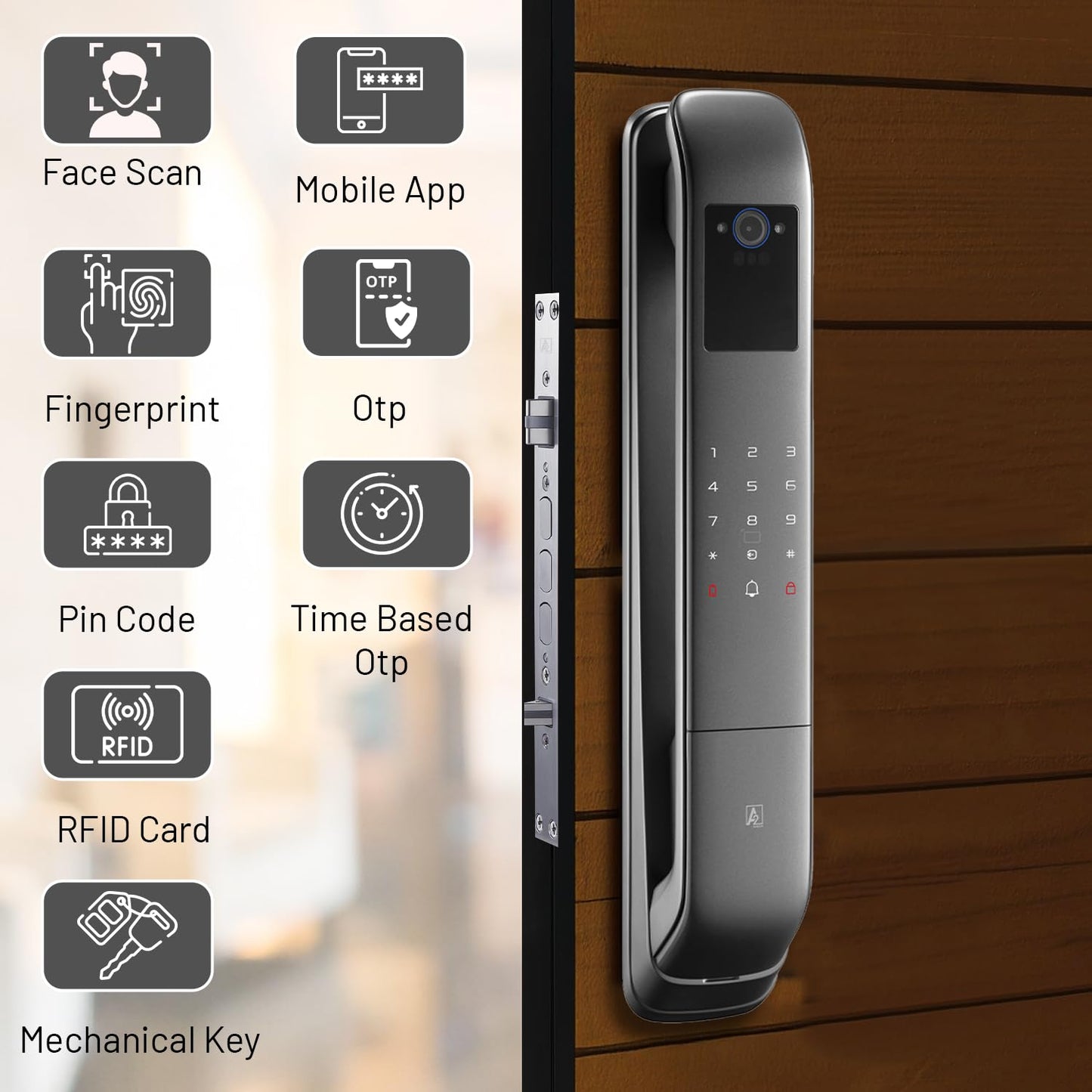 A2 Sweden Viso Biometric Smart Door Lock