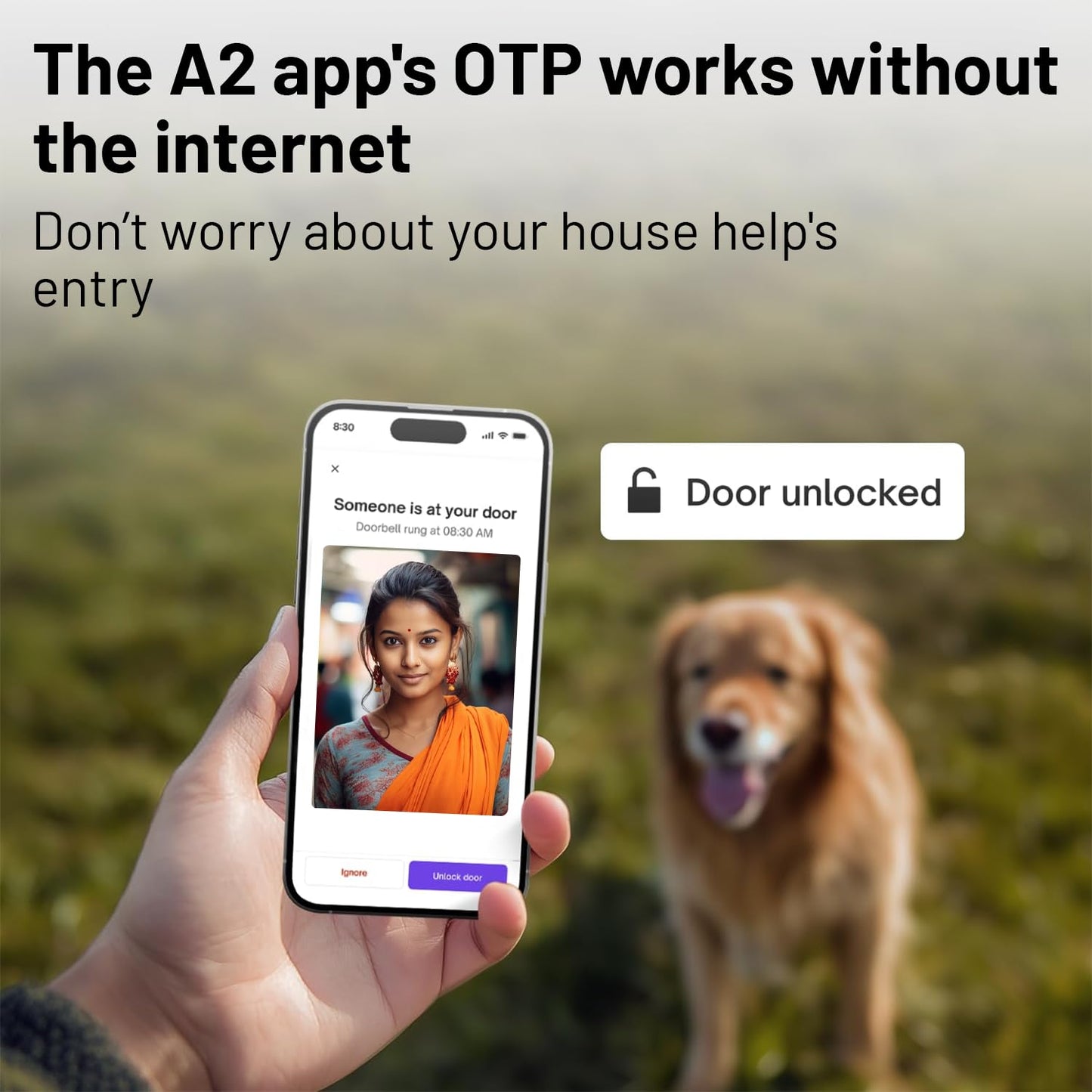 A2 Sweden Viso Biometric Smart Door Lock