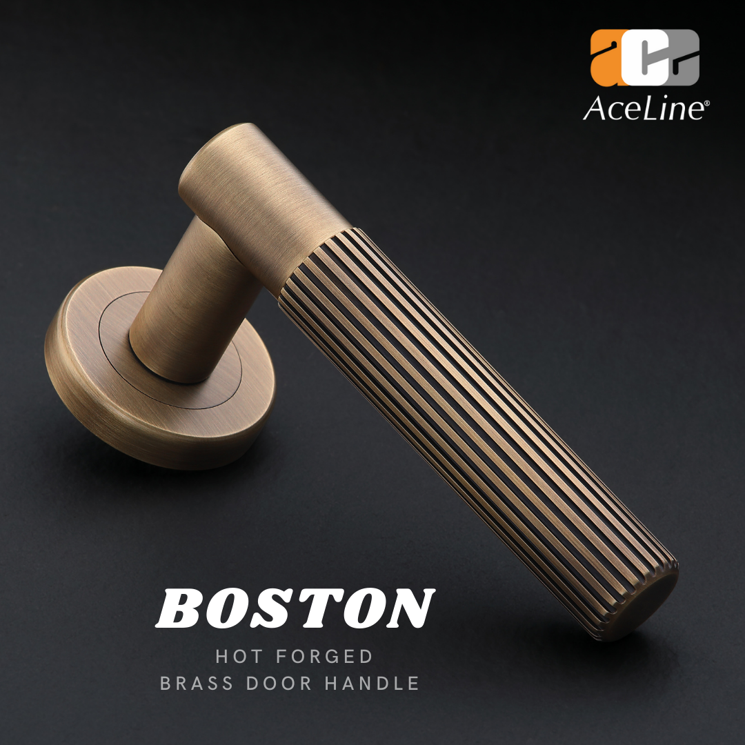 Boston Solid Brass Lever Handle