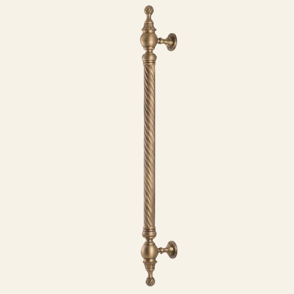 ANTIQUE BRASS PULL HANDLE MAIN DOOR