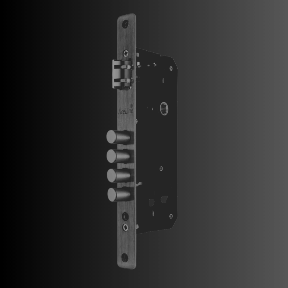 MORTISE LOCK BODY BLACK
