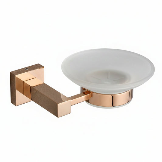 BRASS SOAP DISH ROSE GOLD