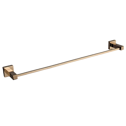 BRASS TOWEL ROD HOLDER ROSE GOLD