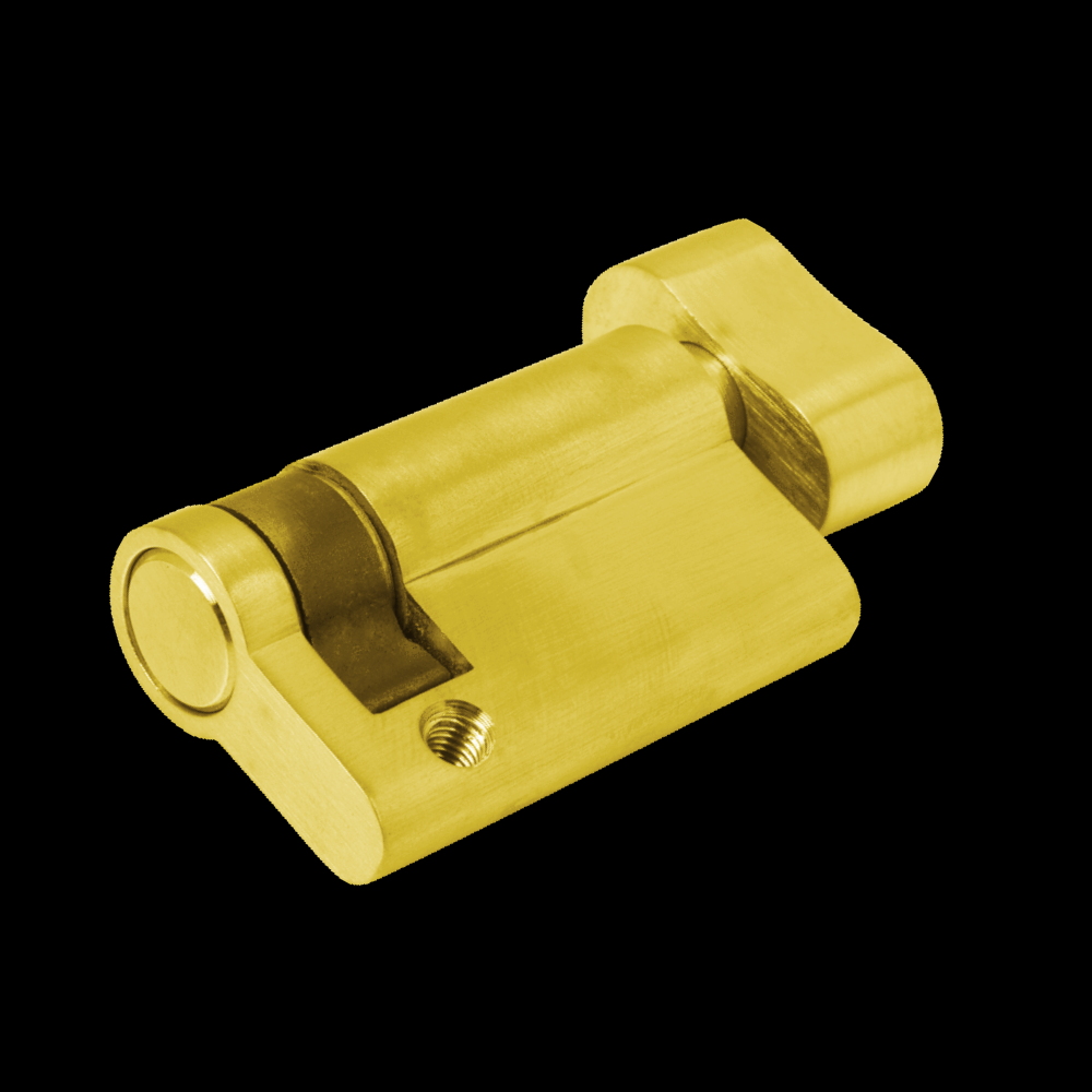 BRASS HALF CYLINDER GOLDEN