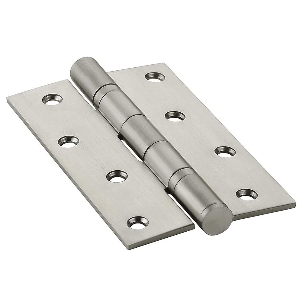 A stainless steel double ball bearing door hinge measuring 125x30x2.5mm.