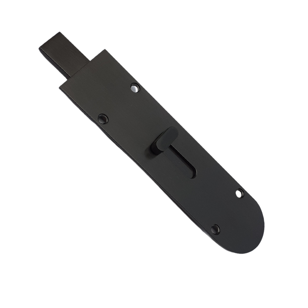 BRASS DOOR LATCH BLACK