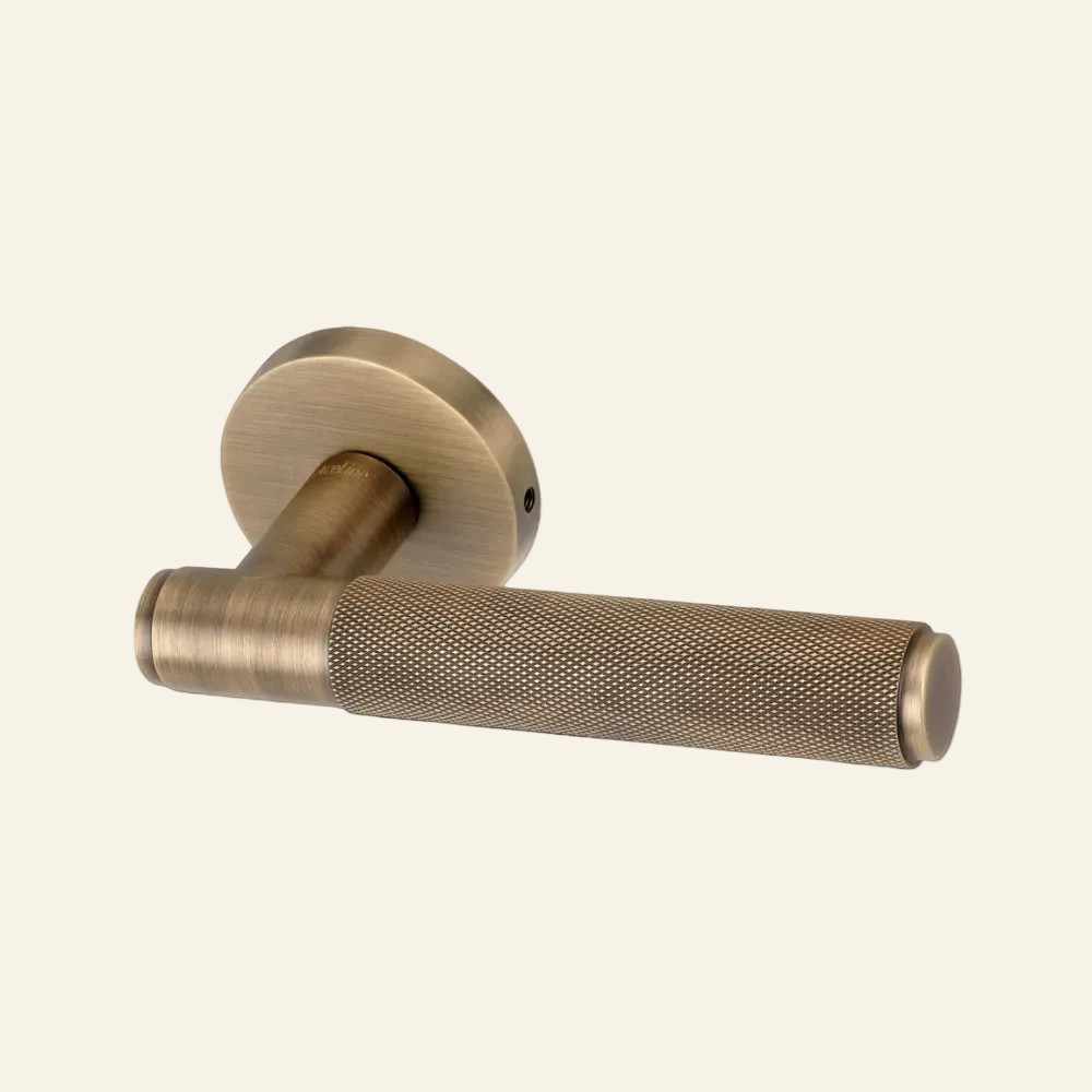 ANTIQUE BRASS DOOR HANDLE