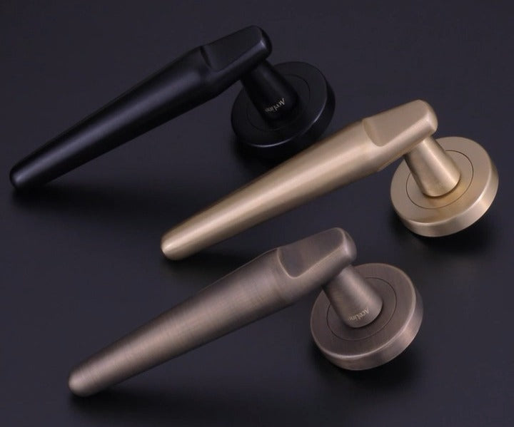 Discover Elegance and Endurance with the Bern Brass Lever Handle by AceLine