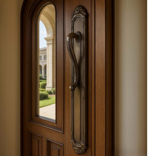 AceLine Henry Solid Brass Main Door Handle – A Statement of Timeless Elegance & Strength