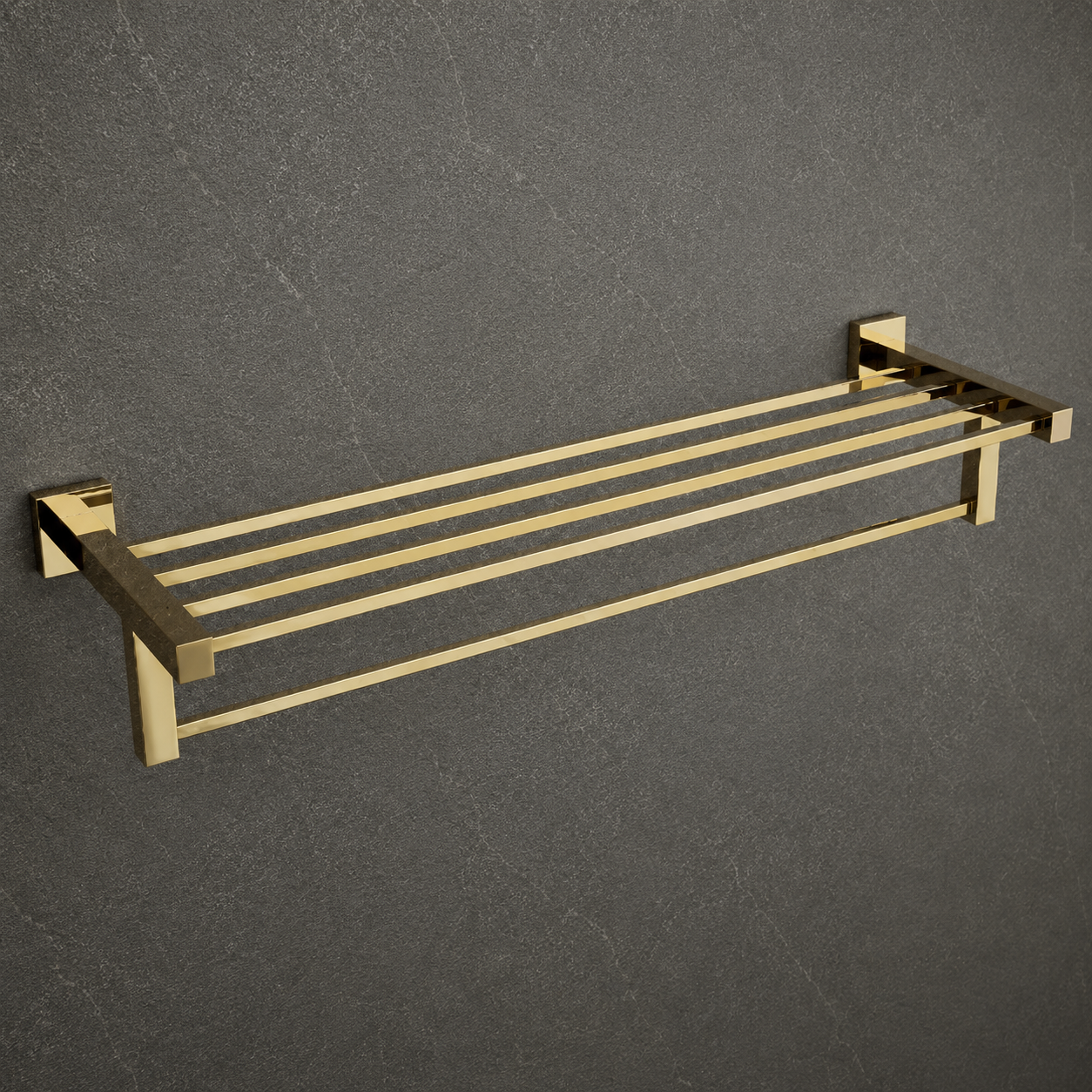 Aqua Original Brass 24 inch Towel Rack+