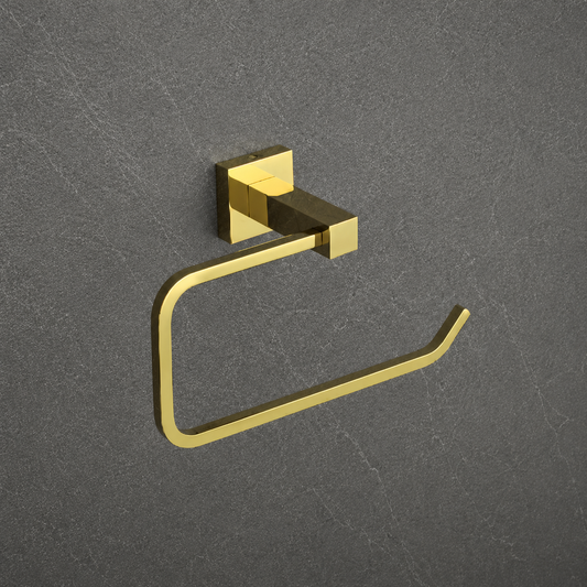 Aqua Solid Brass Towel Ring