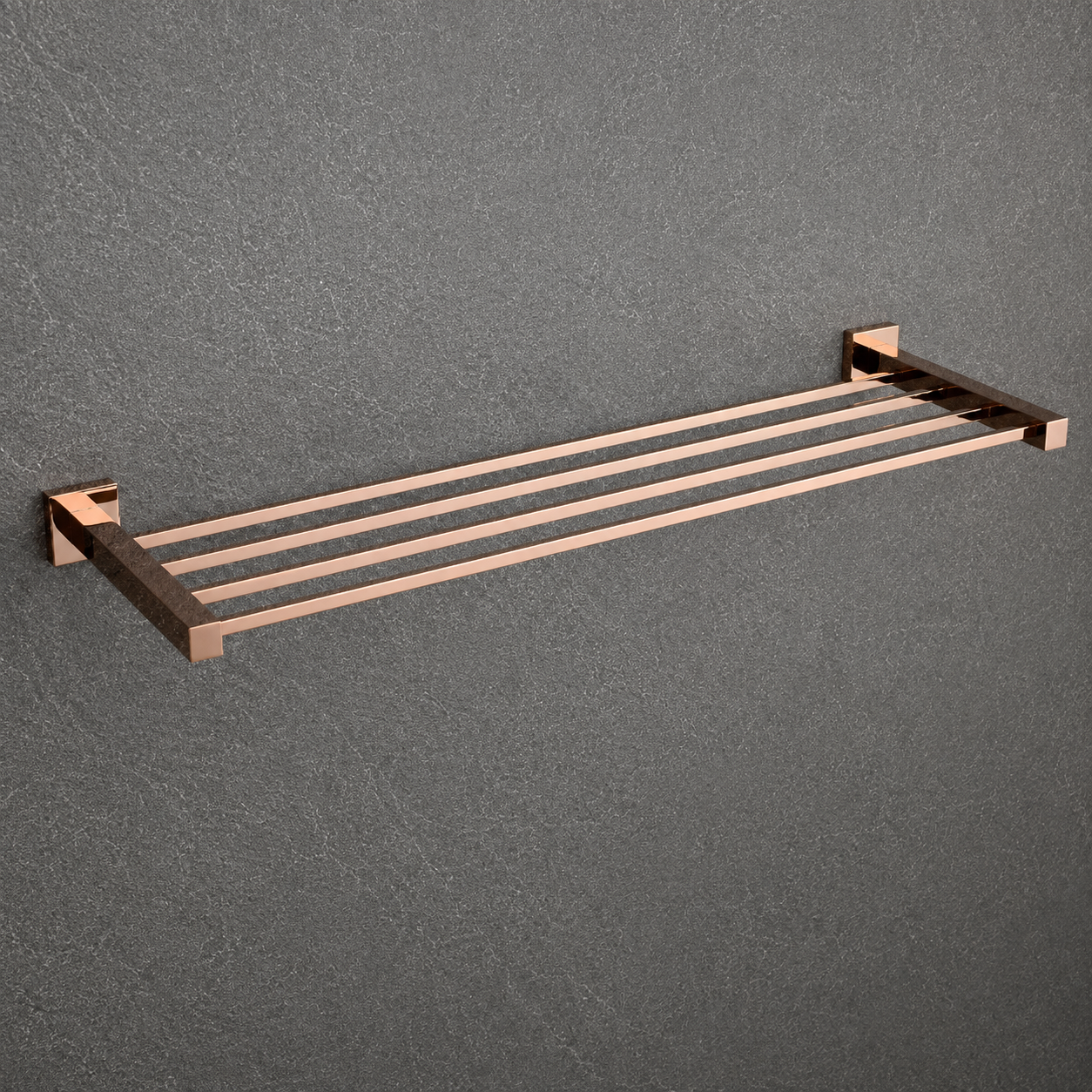 Aqua Solid Brass 24 inch Towel Rack