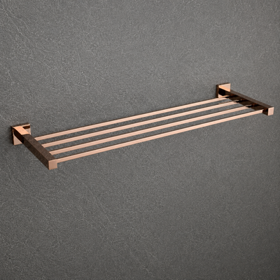 Aqua Solid Brass 24 inch Towel Rack
