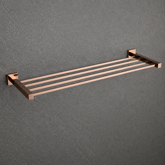Aqua Solid Brass 24 inch Towel Rack