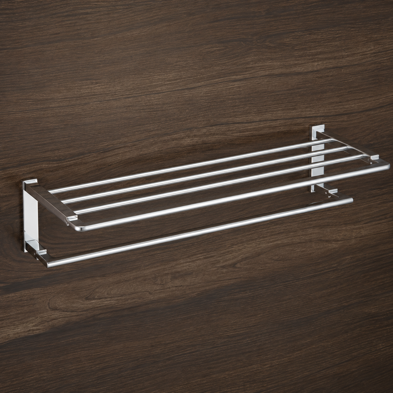 Lama brass towel rack+ 600mm (Chrome Plating)