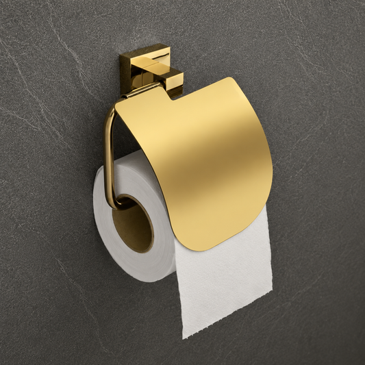 Aqua Solid Brass Toilet Paper Holder