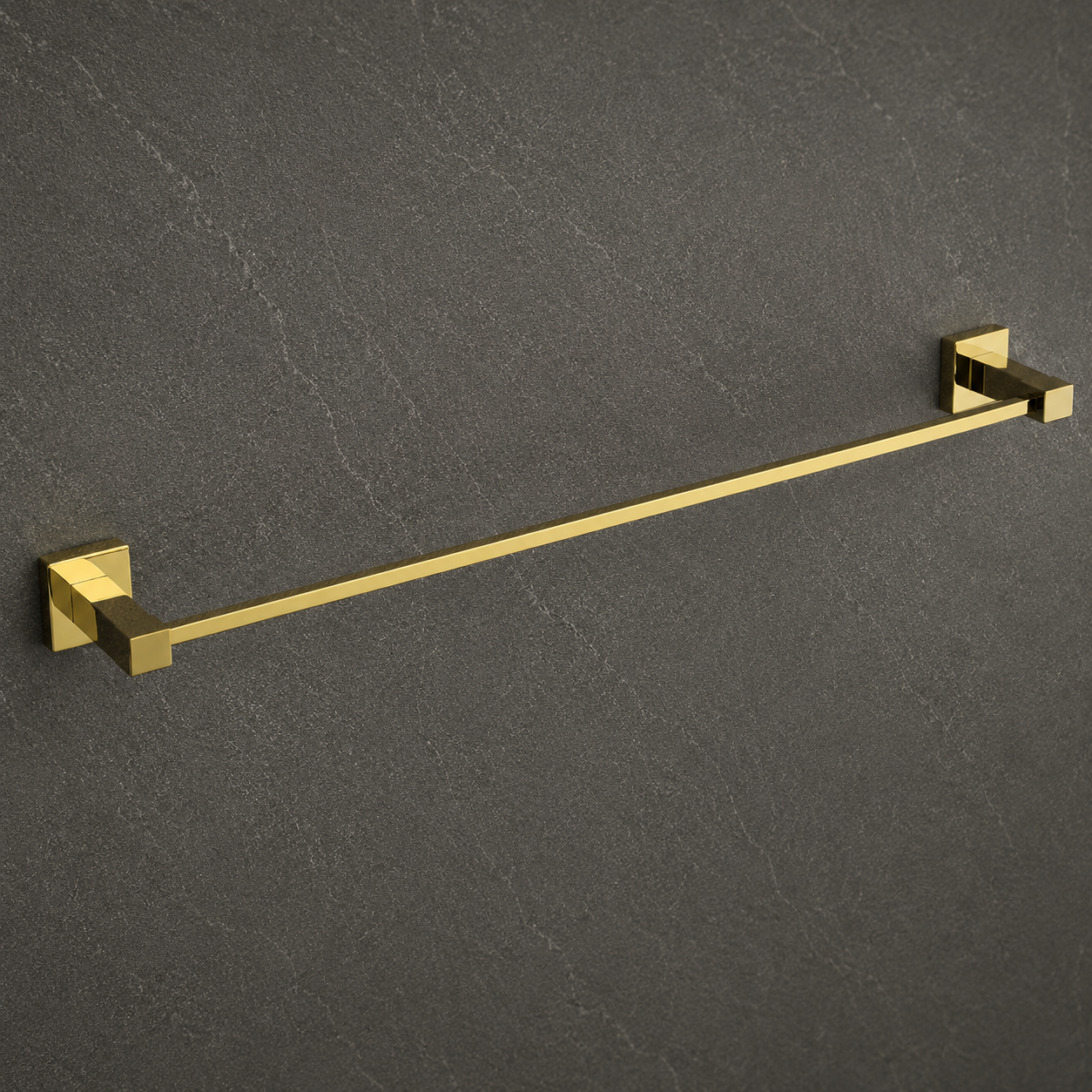 Aqua Solid Brass 24 inch Towel Rod