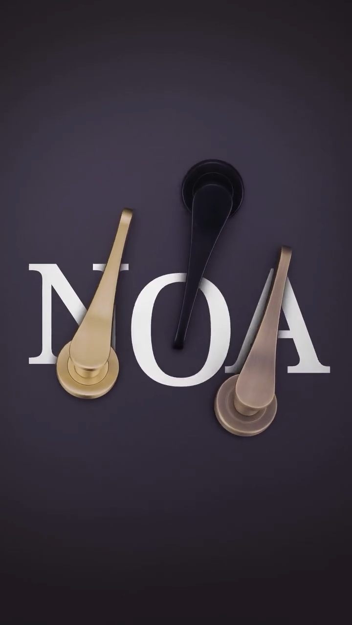 Noa Solid Brass Lever Handle