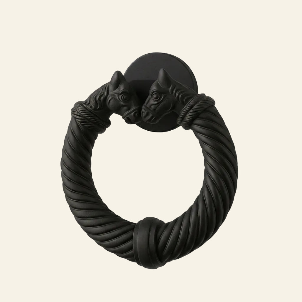 AceLine two face brass door knocker