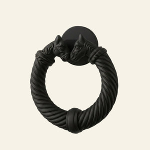 AceLine two face brass door knocker