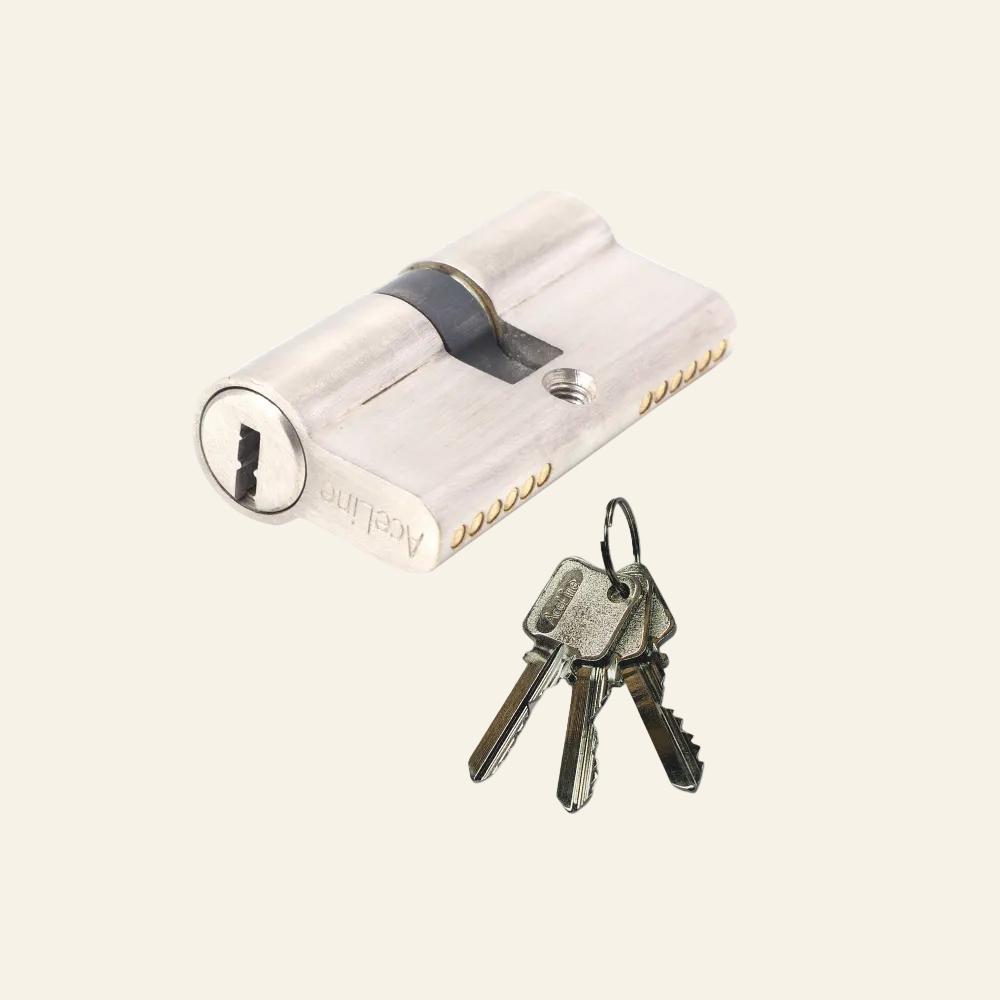 AceLine Brass Cylinder Lock with keys