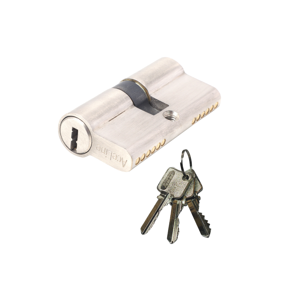 Brass Cylinder Lock with Master Key (4 Pcs)