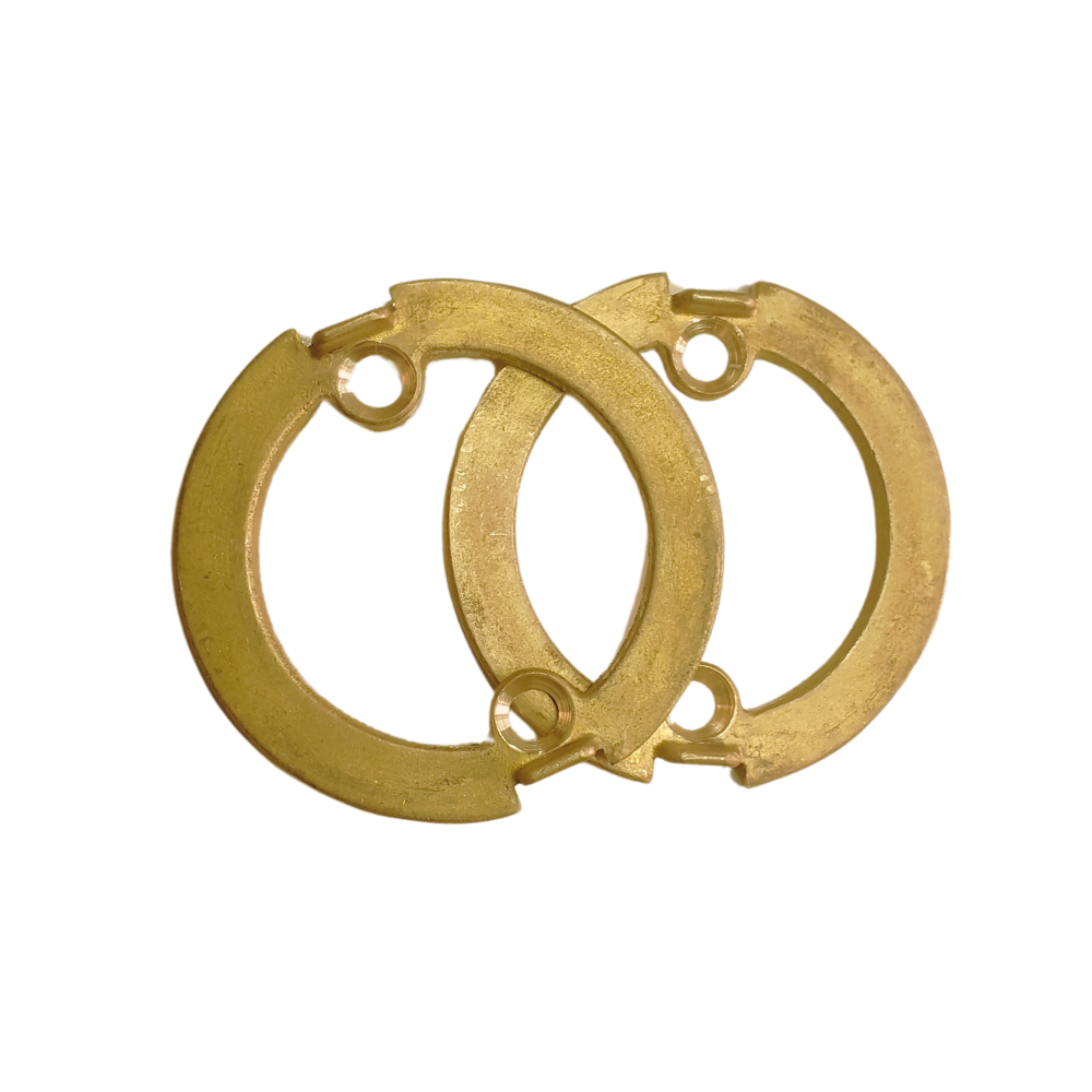 Brass Rings for A1 Rose Lever Handle (1 Pair)