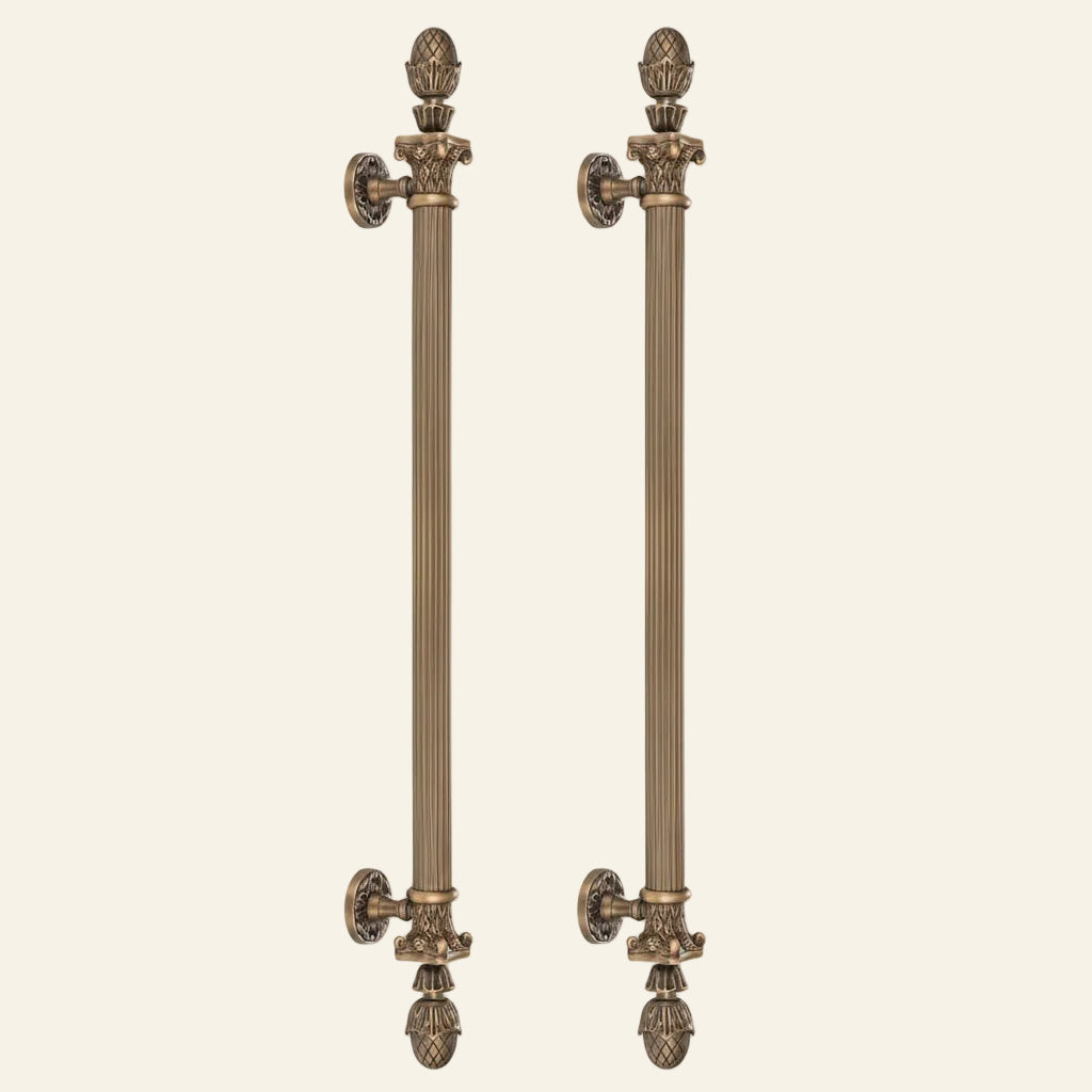 AceLine Karim brass door handle