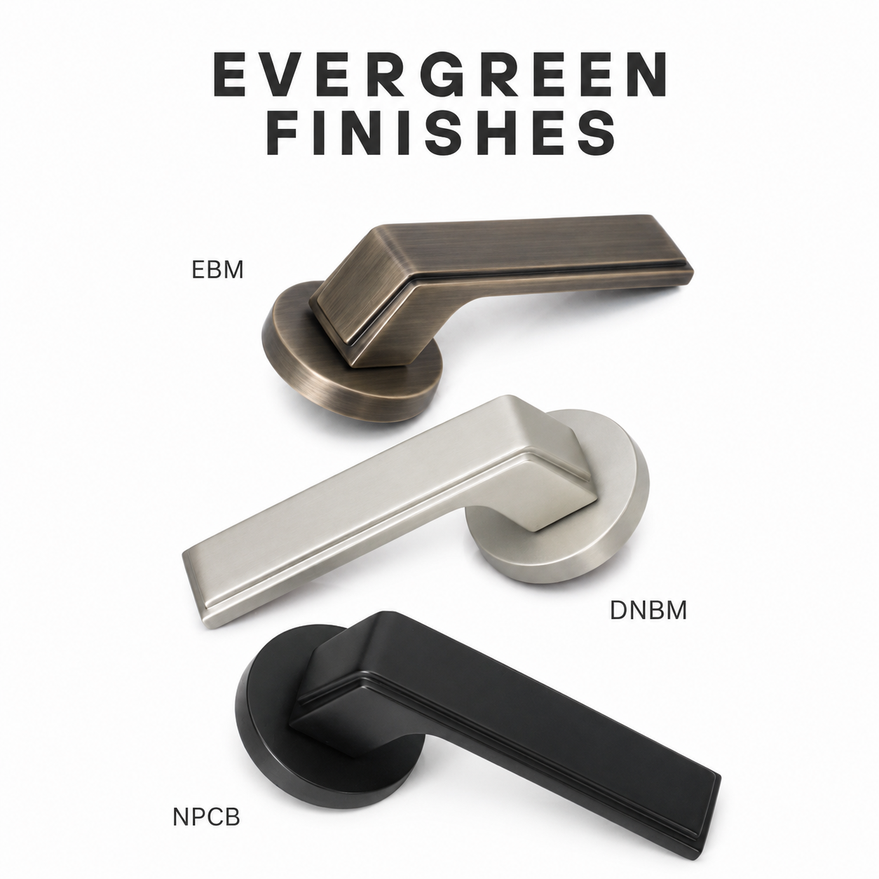 Linea Zinc Lever Handle