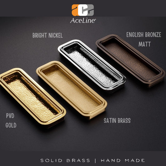 AceLine brass sliding door handle