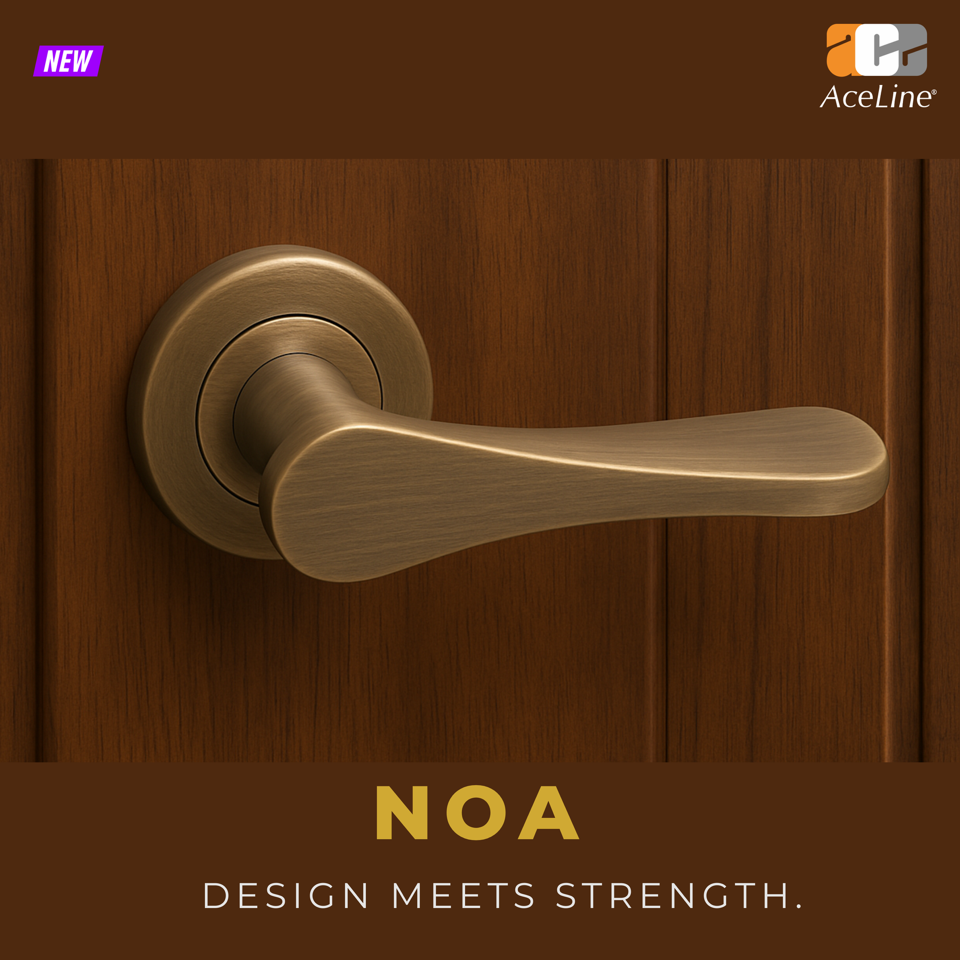 Noa Solid Brass Lever Handle
