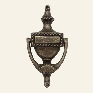 AceLine Decorative bronze door knocker on a white background
