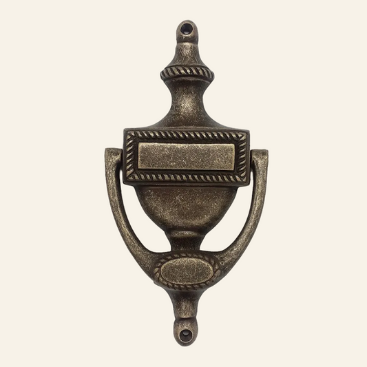 AceLine Decorative bronze door knocker on a white background