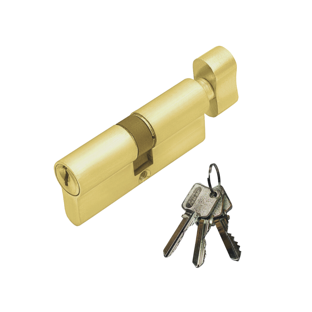 Brass Cylinder Lock with Master Key (4 Pcs)