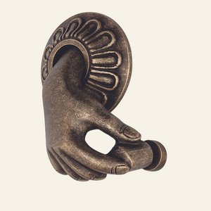 AceLine Bronze hand-shaped hook on a white background