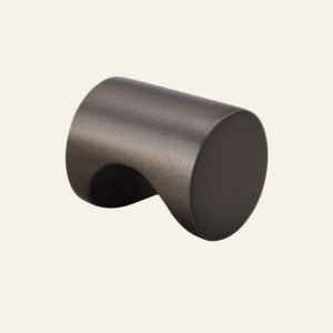 AceLine Riga single brass drawer knob with a smooth finish and a rounded, polished design.