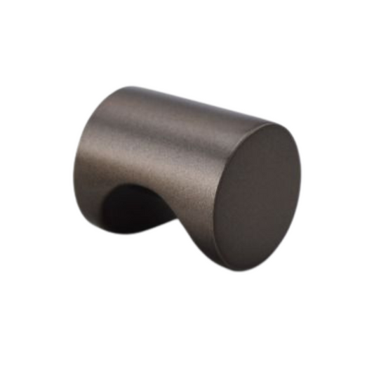 AceLine Riga single brass drawer knob with a smooth finish and a rounded, polished design.