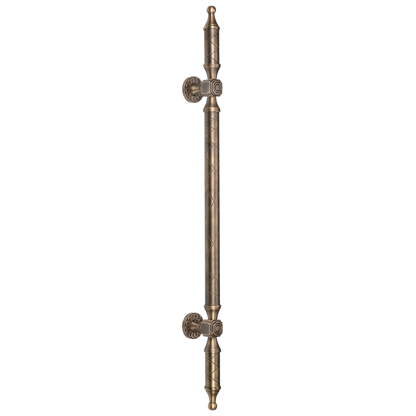 Troy Brass Main Door Pull Handle 500mm